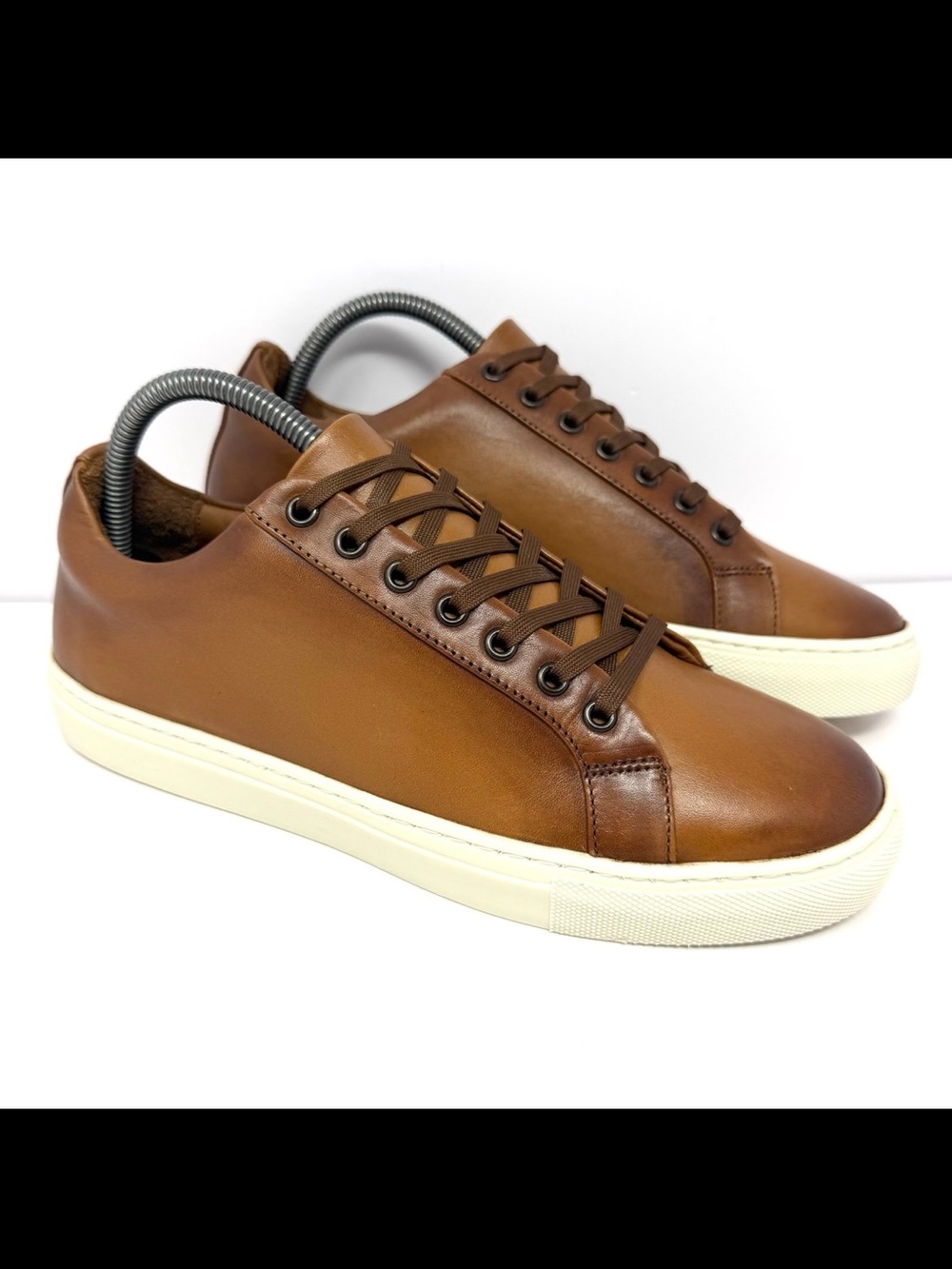 Thursday Boot Co. Men’s Premier Low Top Sneaker Sz 8 Toffee Leather Shoe EUC